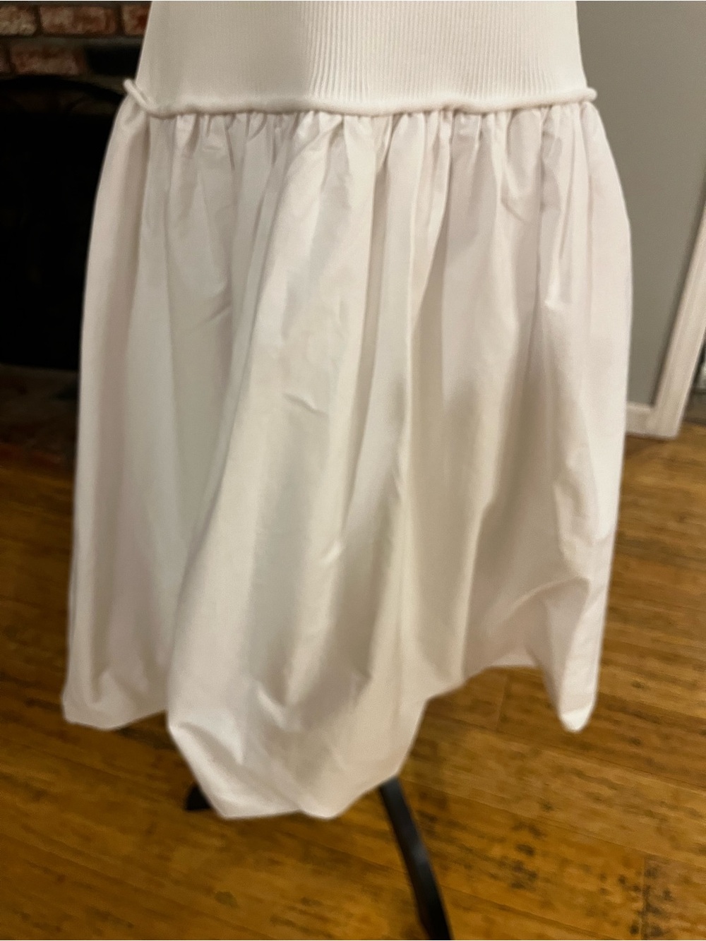1.STATE Mixed Media Tank Midi Bubble skirt Dress - Picture 5 of 8